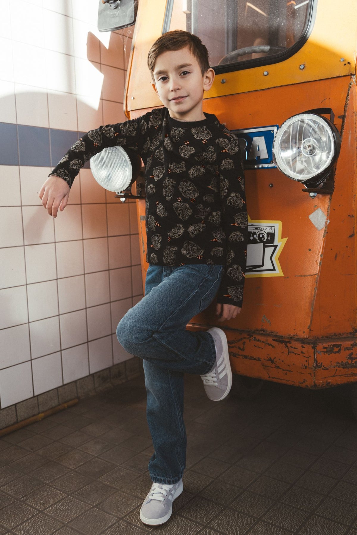 Long Sleeve Marvin Black