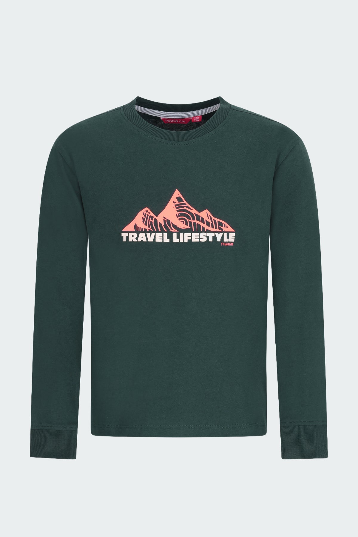 Longsleeve Mojo oversized fit Dark green