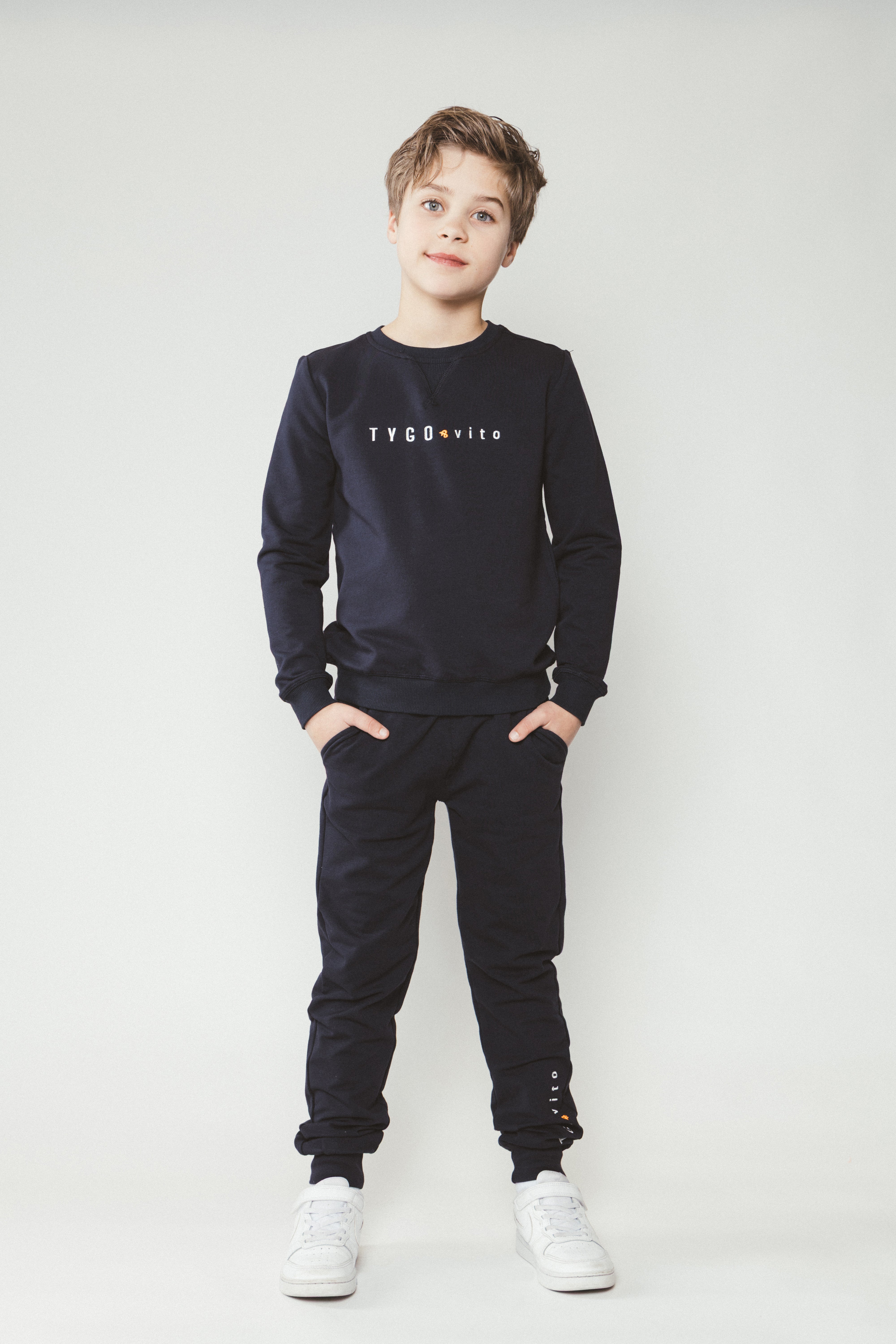 TYGO & vito, TYGO Sweater Donker Blauw