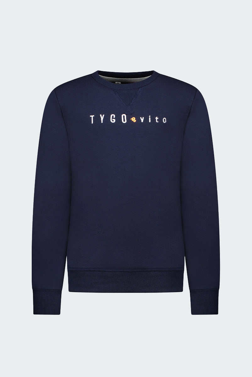 TYGO & vito, TYGO Sweater Donker Blauw