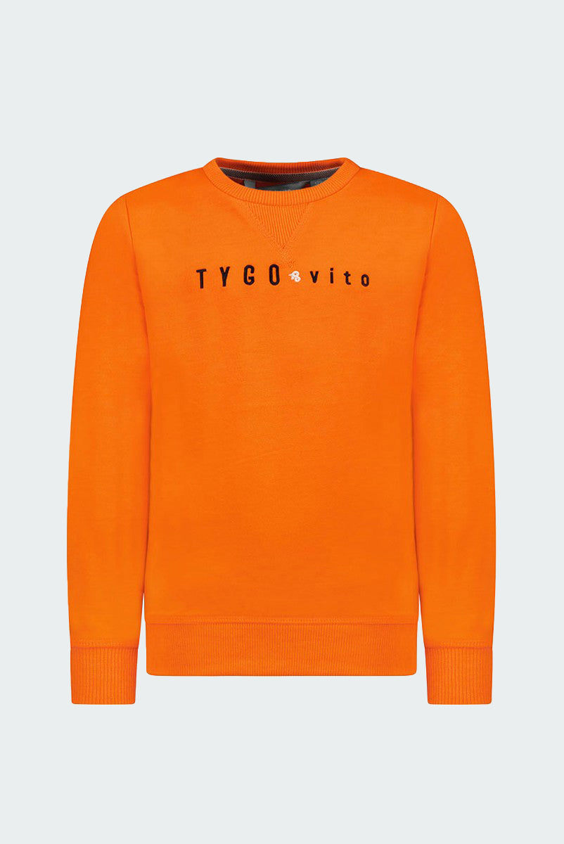TYGO & vito sweater TYGO Neon oranje