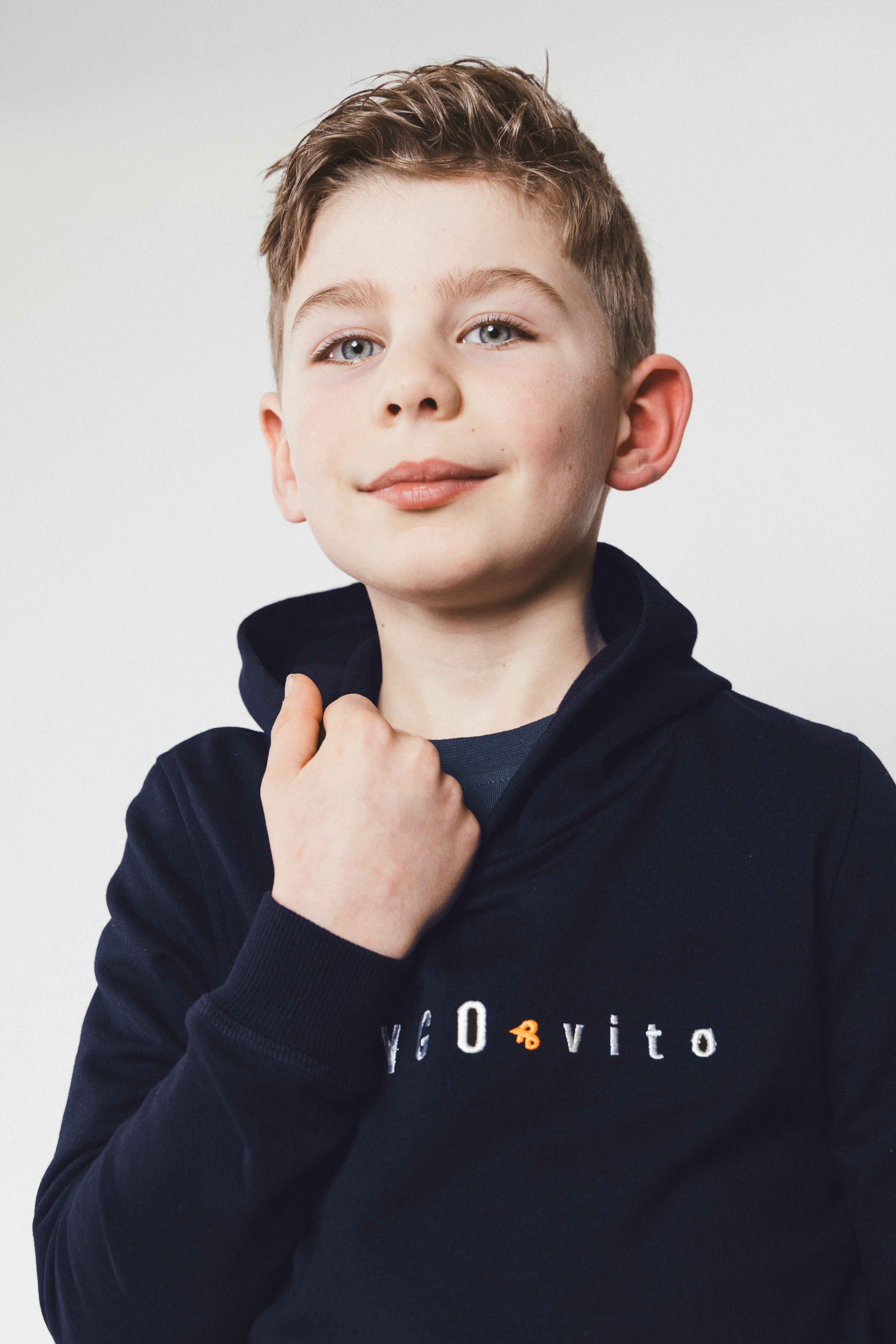 Hoodie Vito dark blue