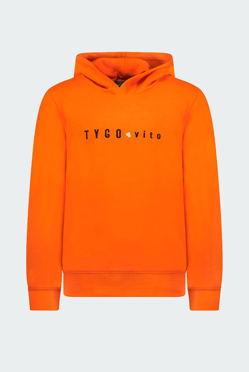 TYGO & vito Hoodie VITO neon Oranje