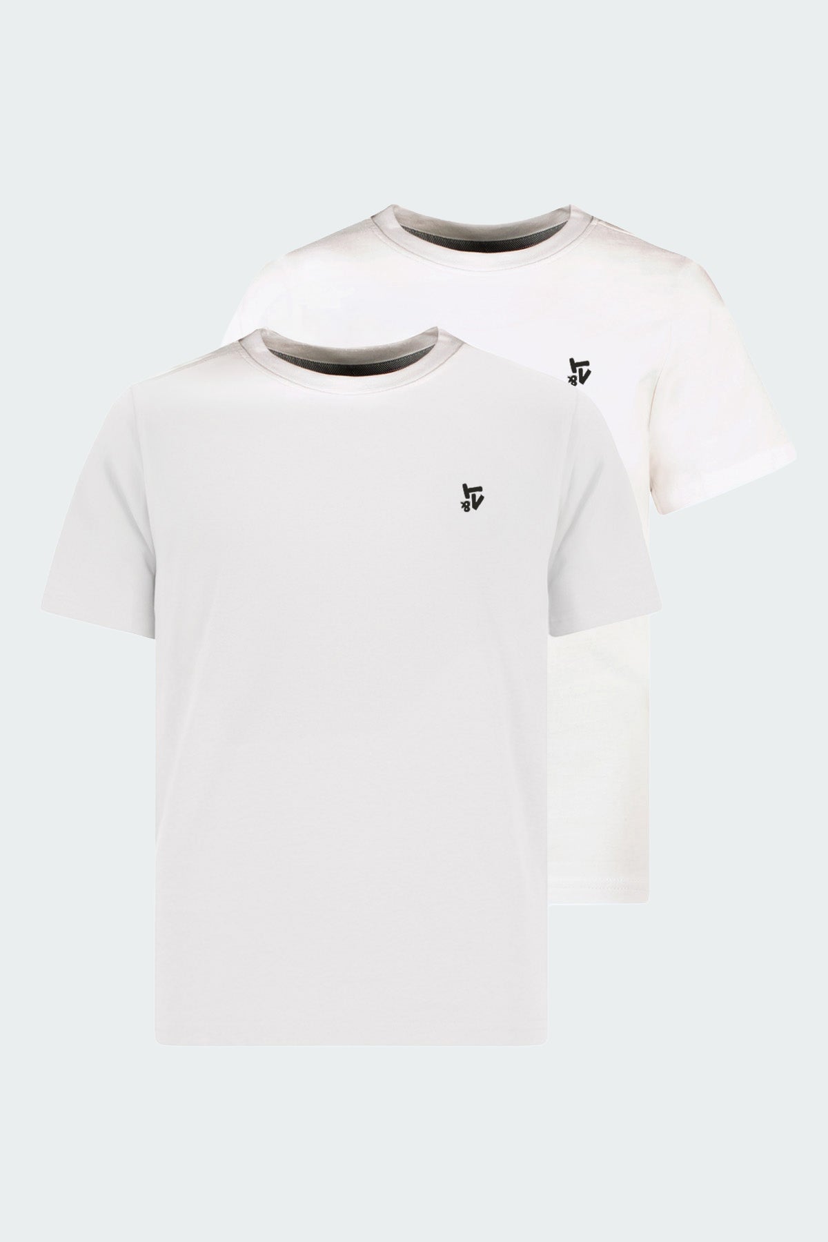 TYGO & vito 2-Pack T-shirt STAN Wit en Wit