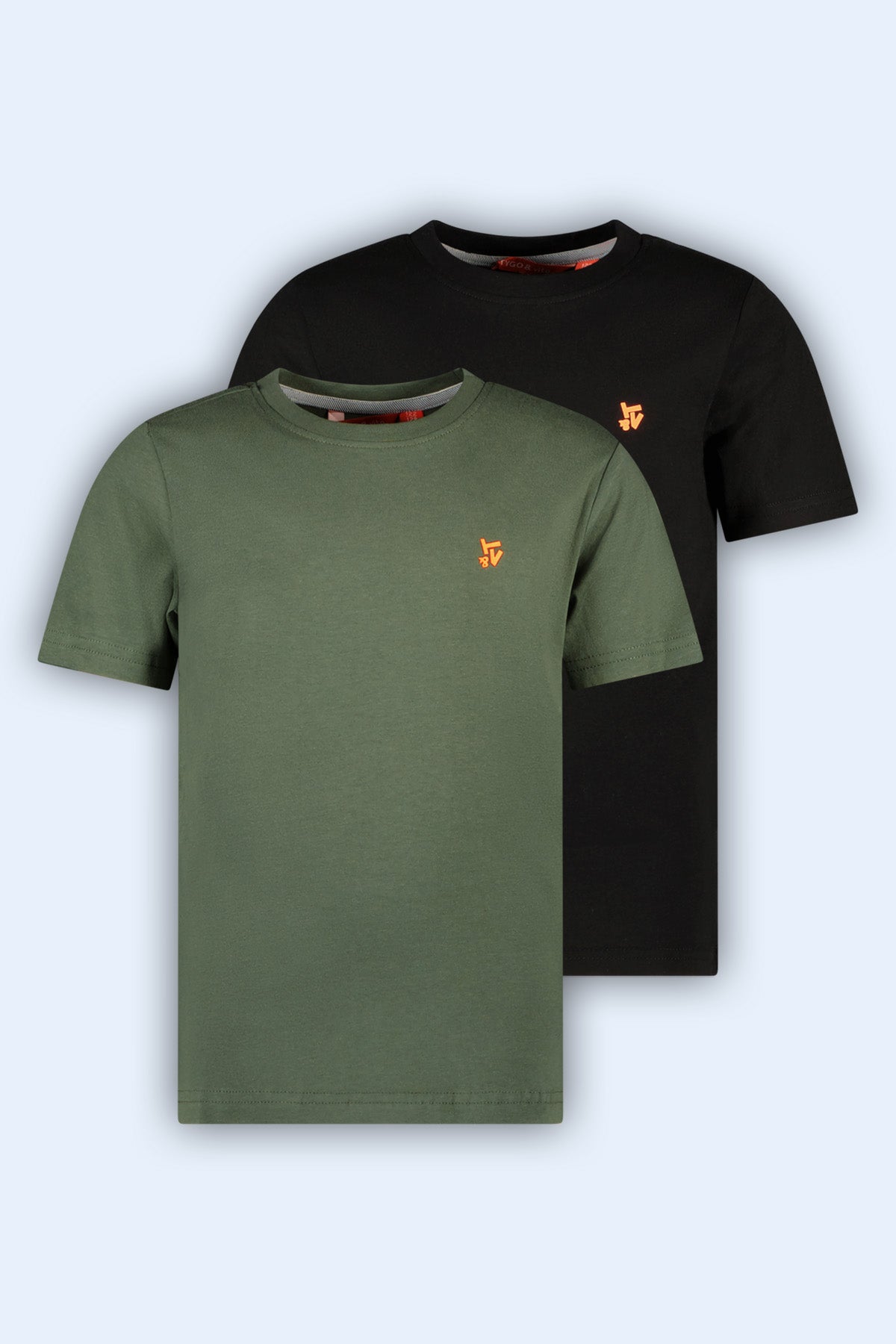 2-Pack T-shirt Stan Zwart-Thijmgroen