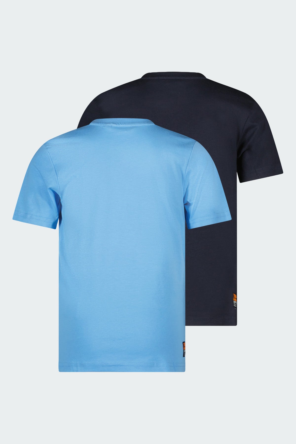 TYGO & vito 2-Pack T-shirt STAN Donker Blauw en Licht Blauw