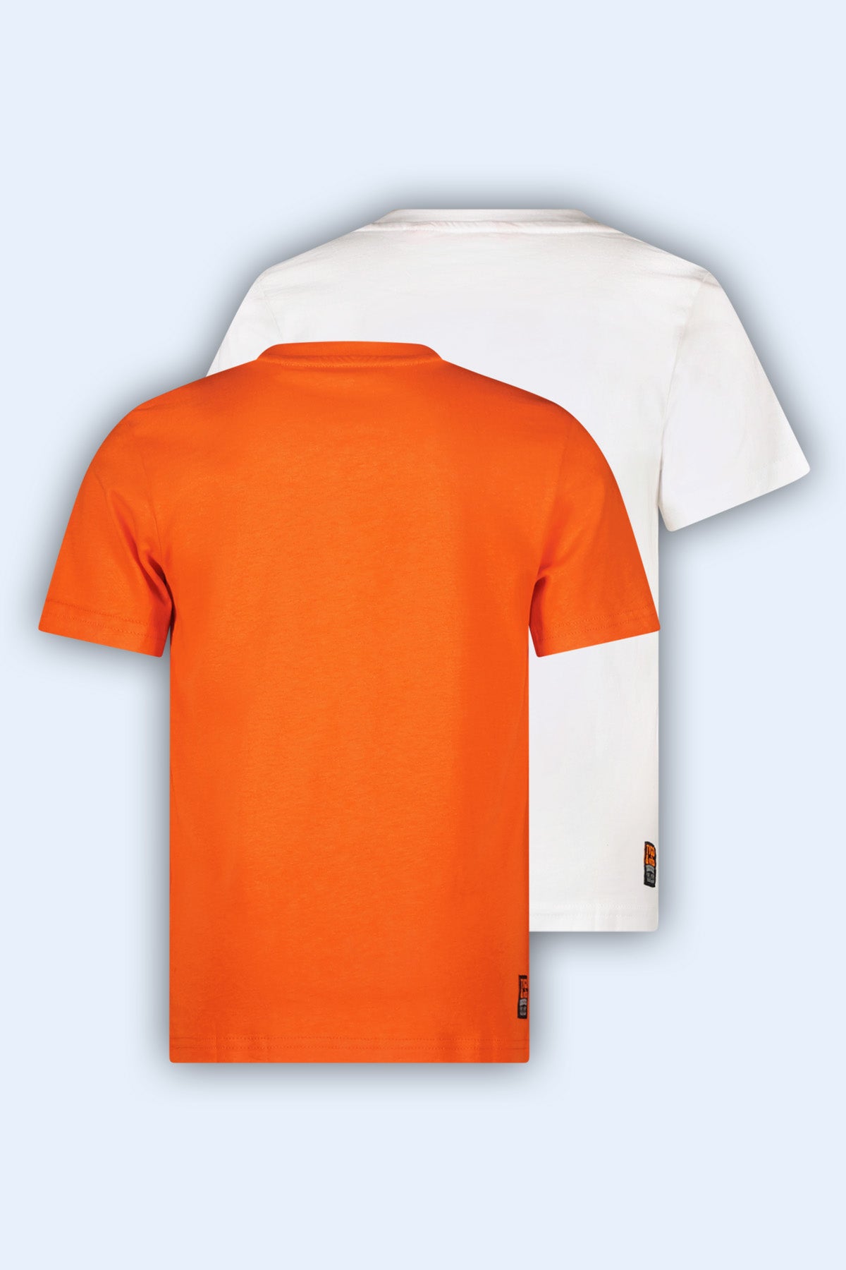 2-Pack T-shirt Stan Oranje-Wit