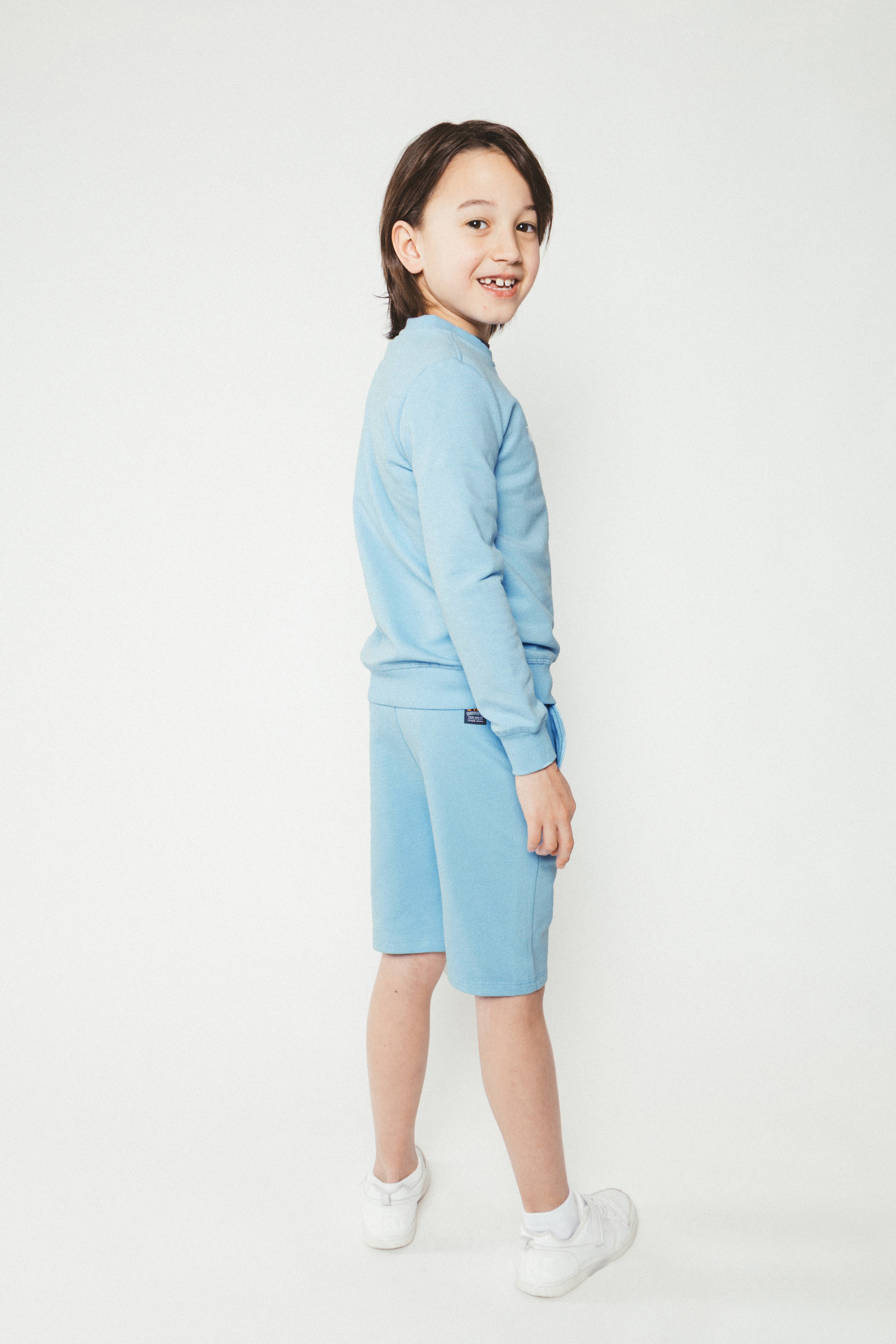 TYGO&vito, BOR Sweatshorts Licht Blauw