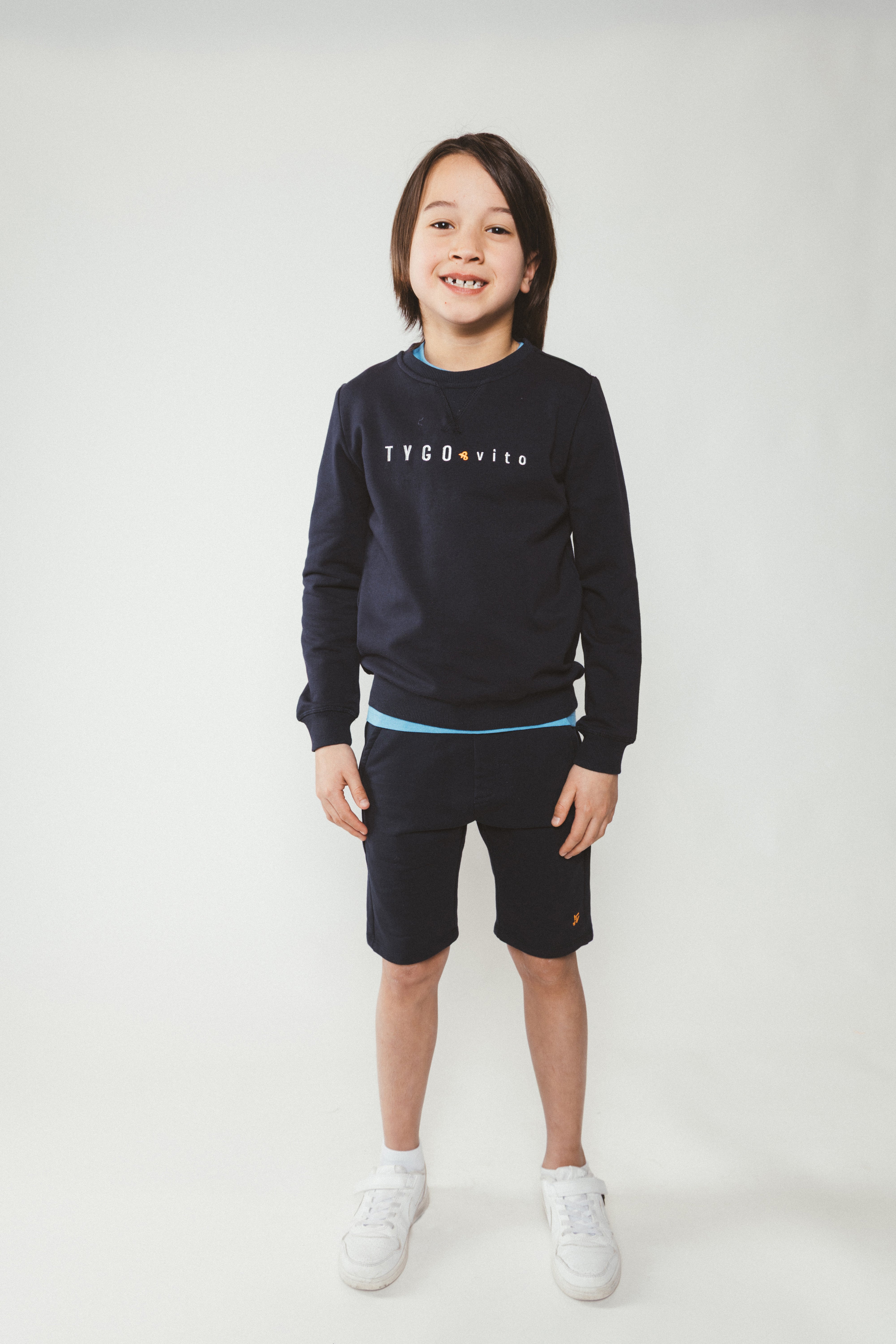 TYGO & vito, BOR Sweatshorts Navy