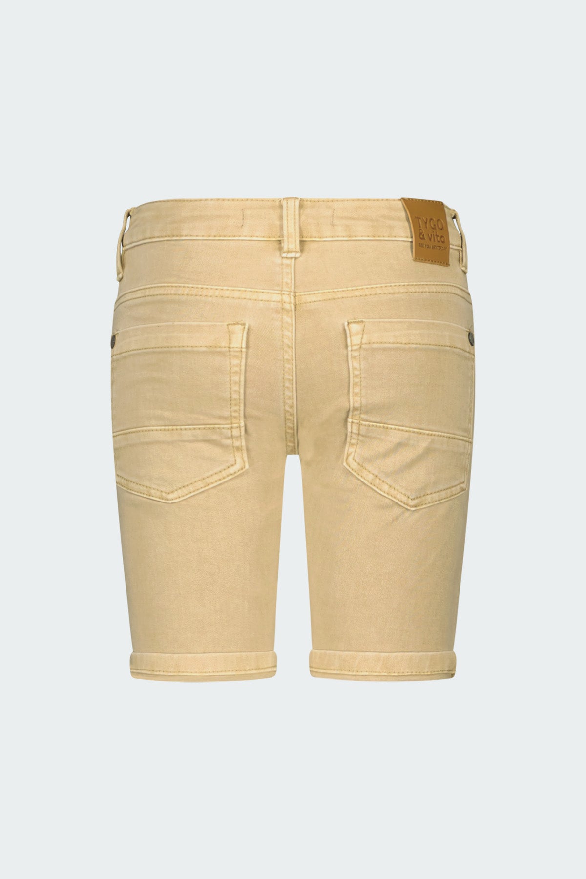 TYGO & vito twill shorts QUINN Zand