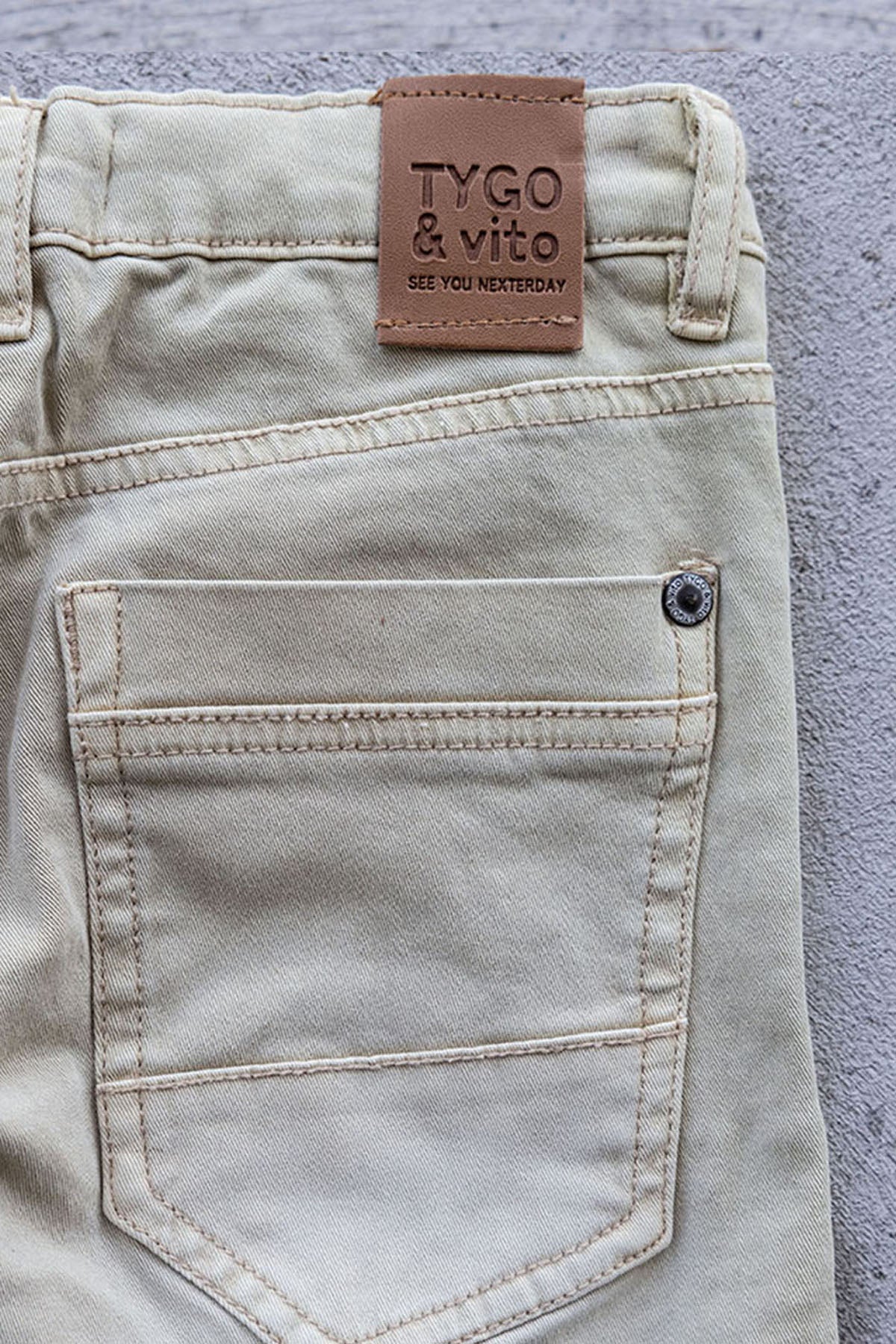 Skinny fit jeans sand