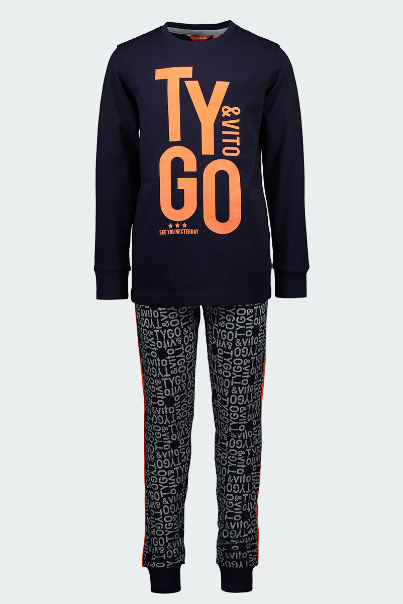 TYGO & vito jongens pyjama Blauw