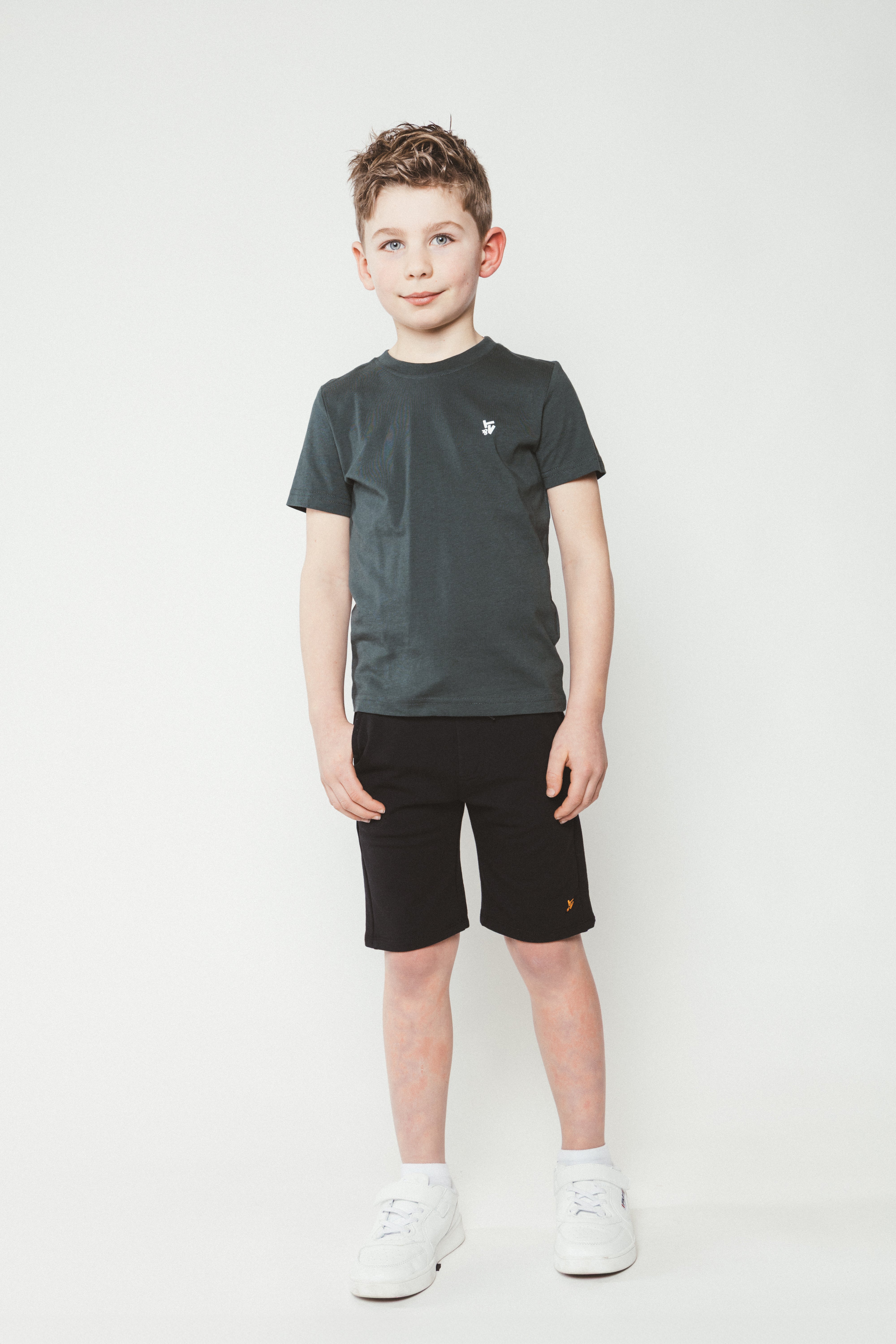 TYGO & vito, STAN 2-Pack T-shirt Zwart en Donker Groen