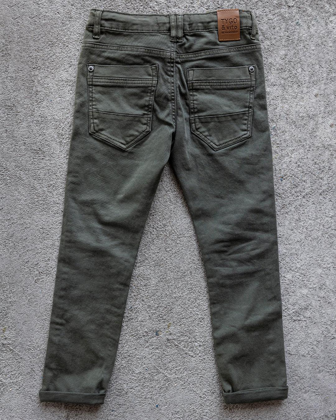 Skinny Fit jeans dark army - TYGO&vito