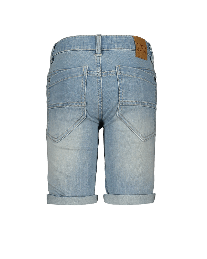 Shorts jeans com 2024 stretch